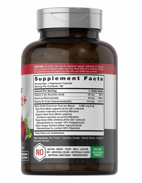 BEET ROOT WITH NITRATES(NITRIC OXIDE MAX)