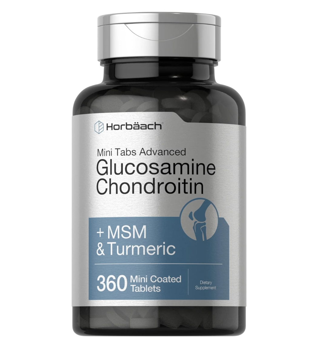 GLUCOSAMINE CHONDROITIN + MSM & TURMERIC 360 MINI CAPS