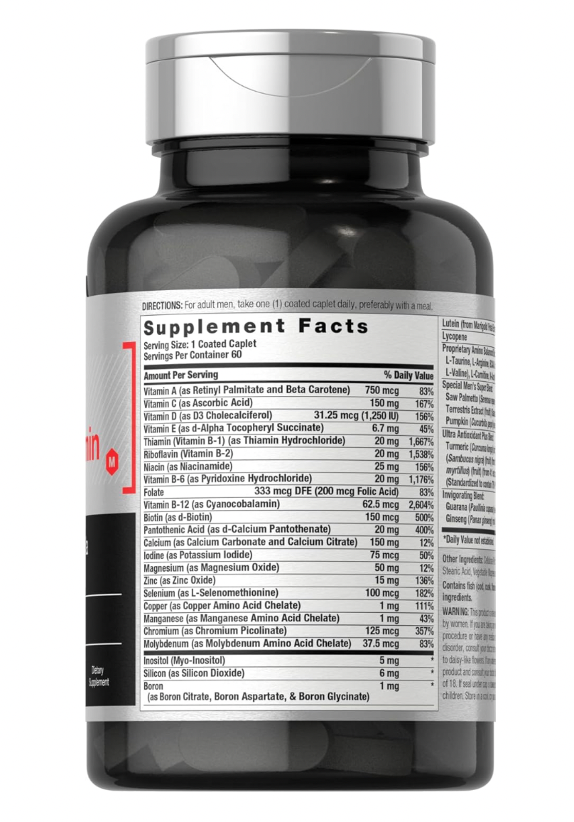 MENS MULTIVITAMIN 60 CAPS
