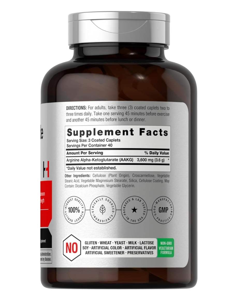NITRIC OXIDE MAX 3600MG 120 CAPS