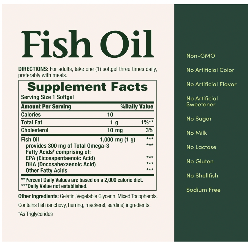 FISH OIL 1000MG