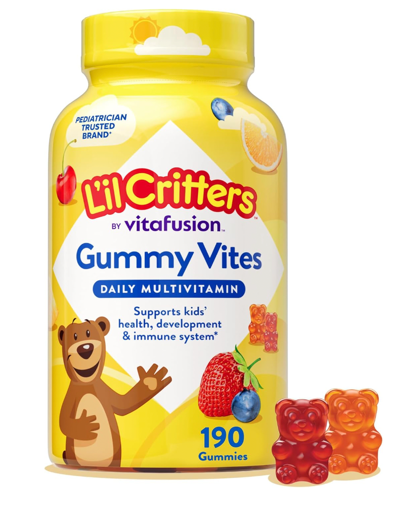 L´ILCRITTERS MULTIVITAMINAS DIARIAS PARA NIÑ0S DE SABORES 190 CAPS
