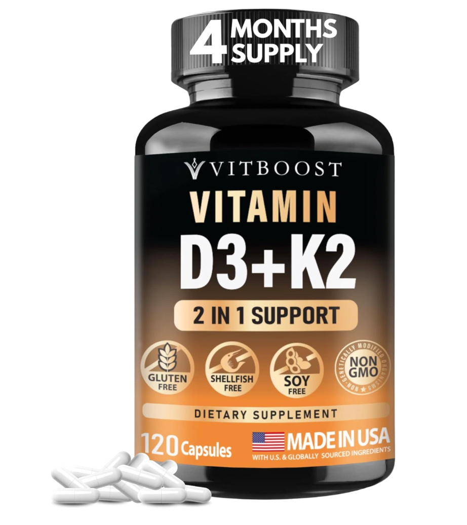 VITAMINA D3 + k2 120 CAPS